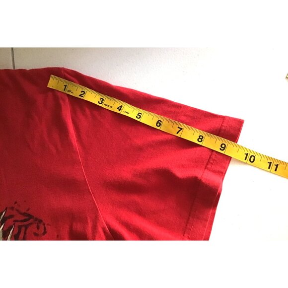 MAYAN VILLAGE-MENS TIEDYE SHORT SLEEVE ORGANIC COTTON GRAPHIC T-SHIRT SIZE LARGE - Picture 4 of 7